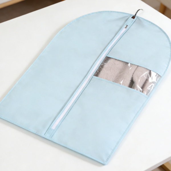 Dustproof Garment Cover (Pink/Blue 23.6x47.2 cmes) | Wardrobe storage, suitable for dresses and suits