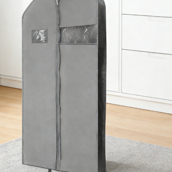 2-Pack Large Non-woven Dust Cover | 59.8-cm extended with transparent window, travel storage